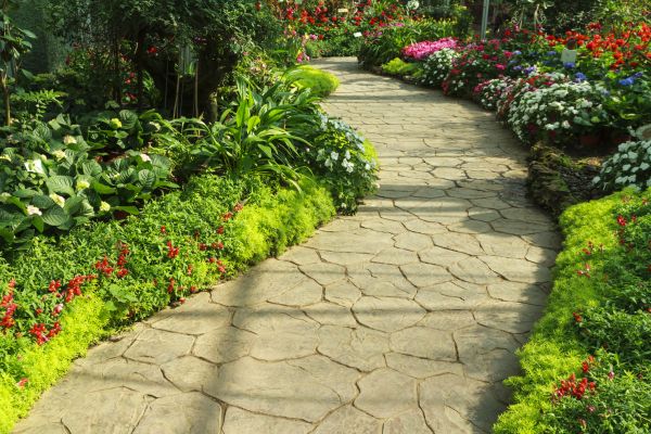 Stone Pathway Repair in Windsor