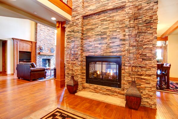 Stone Hearth Installation in Windsor