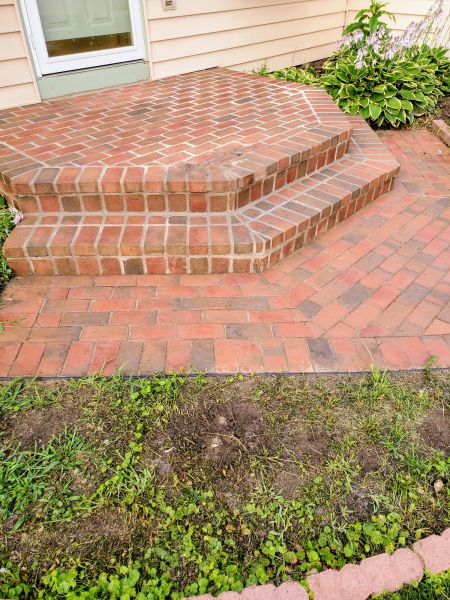 Brick Stoop Repair in Windsor
